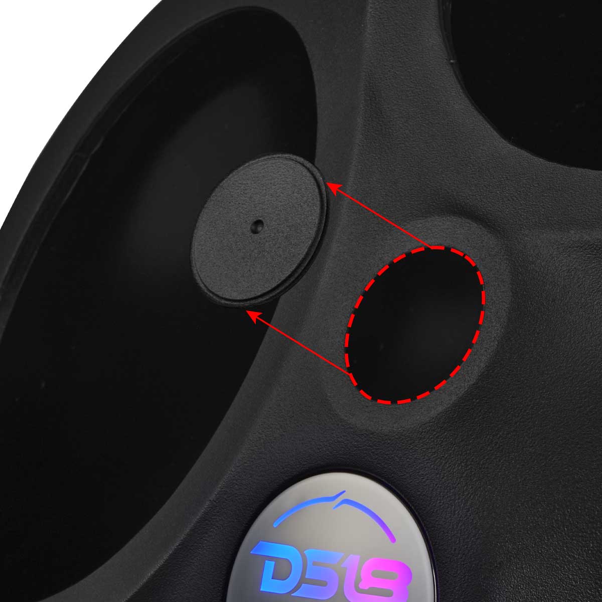 Polaris Slingshot Front Fender Dual 8" Speaker Pods With Digital LED Lighting