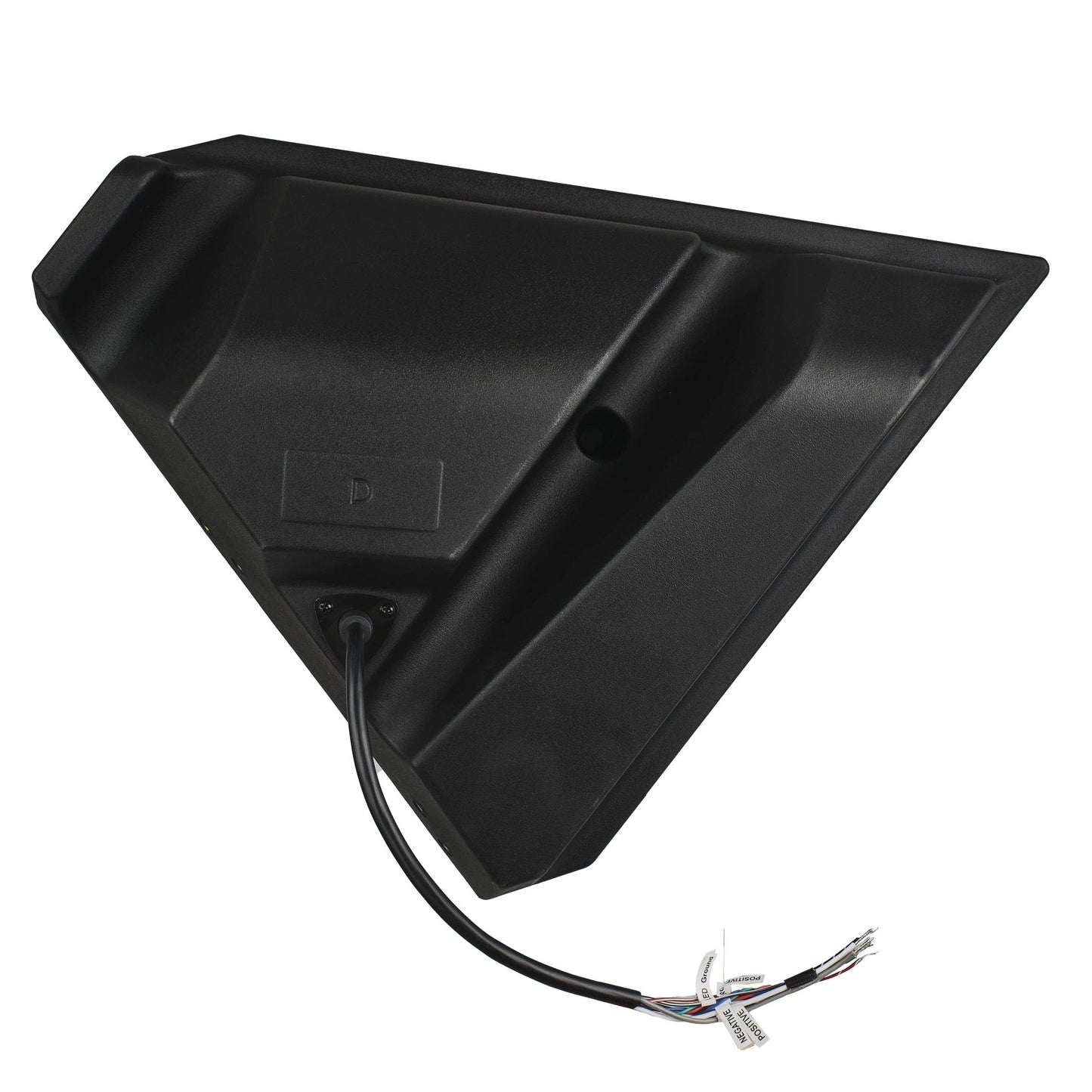 Polaris Slingshot Front Kick Empty Panel Pods With Digital LED Lights fits 2 x 6.5" Speakers and 2 x 3.8" Bullet Tweeters | 2015 - Current