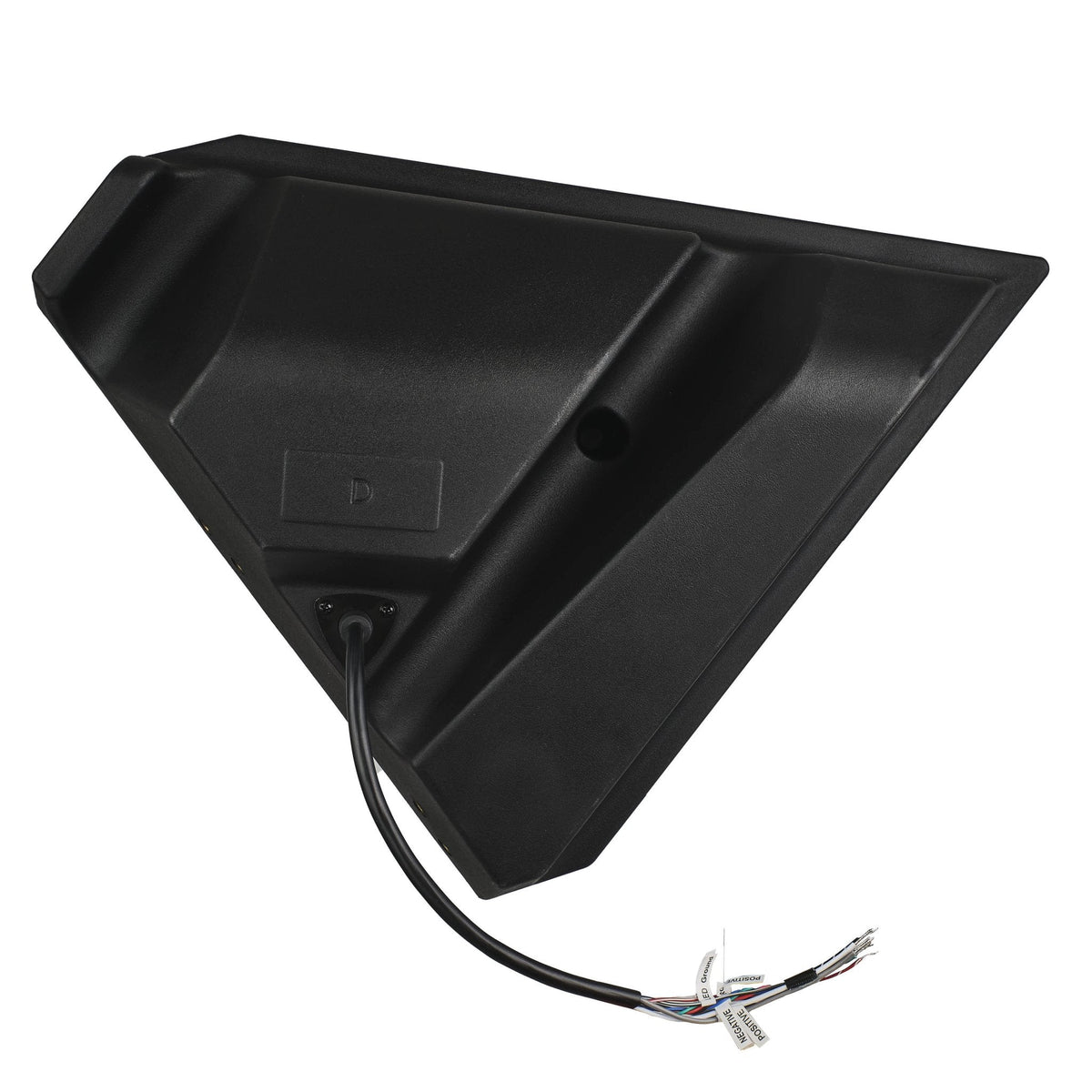 Polaris Slingshot Front Kick Empty Panel Pods With Digital LED Lights fits 2 x 6.5" Speakers and 2 x 3.8" Bullet Tweeters | 2015 - Current