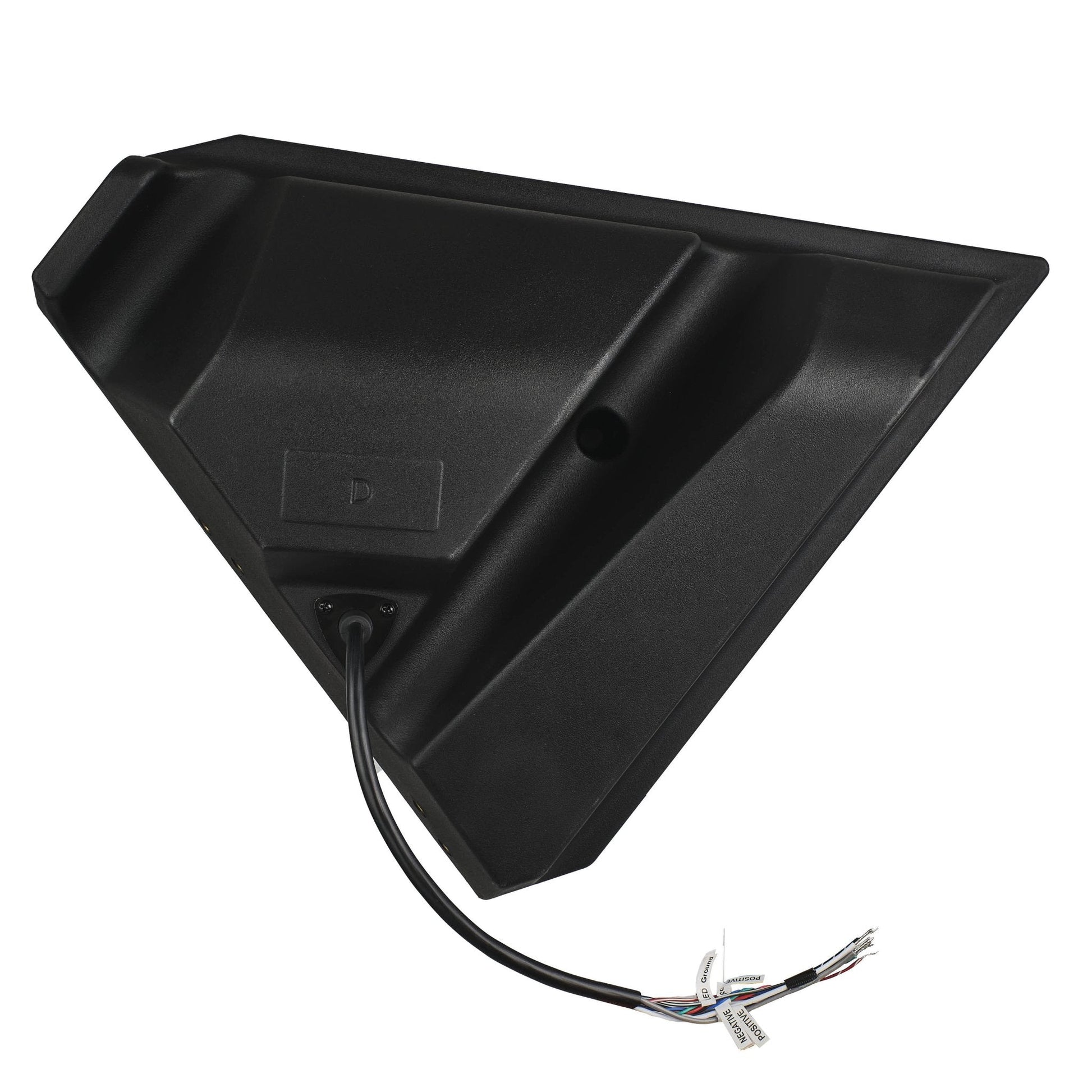 Polaris Slingshot Front Kick Empty Panel Pods With Digital LED Lights fits 2 x 6.5" Speakers and 2 x 3.8" Bullet Tweeters | 2015 - Current
