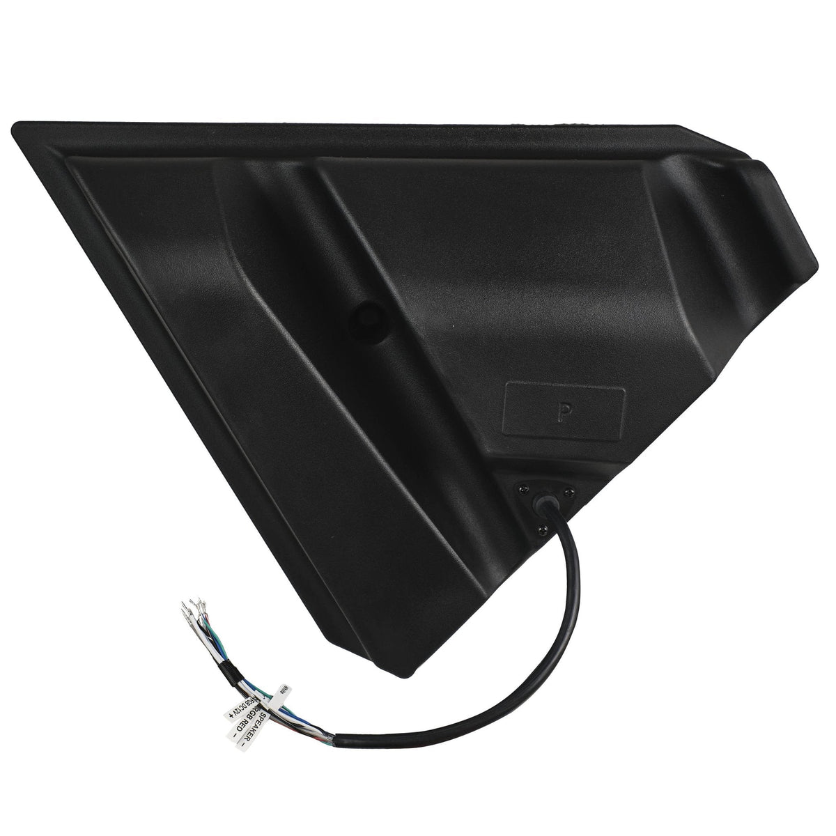 Polaris Slingshot Front Kick Empty Panel Pods With Digital LED Lights fits 2 x 6.5" Speakers and 2 x 3.8" Bullet Tweeters | 2015 - Current