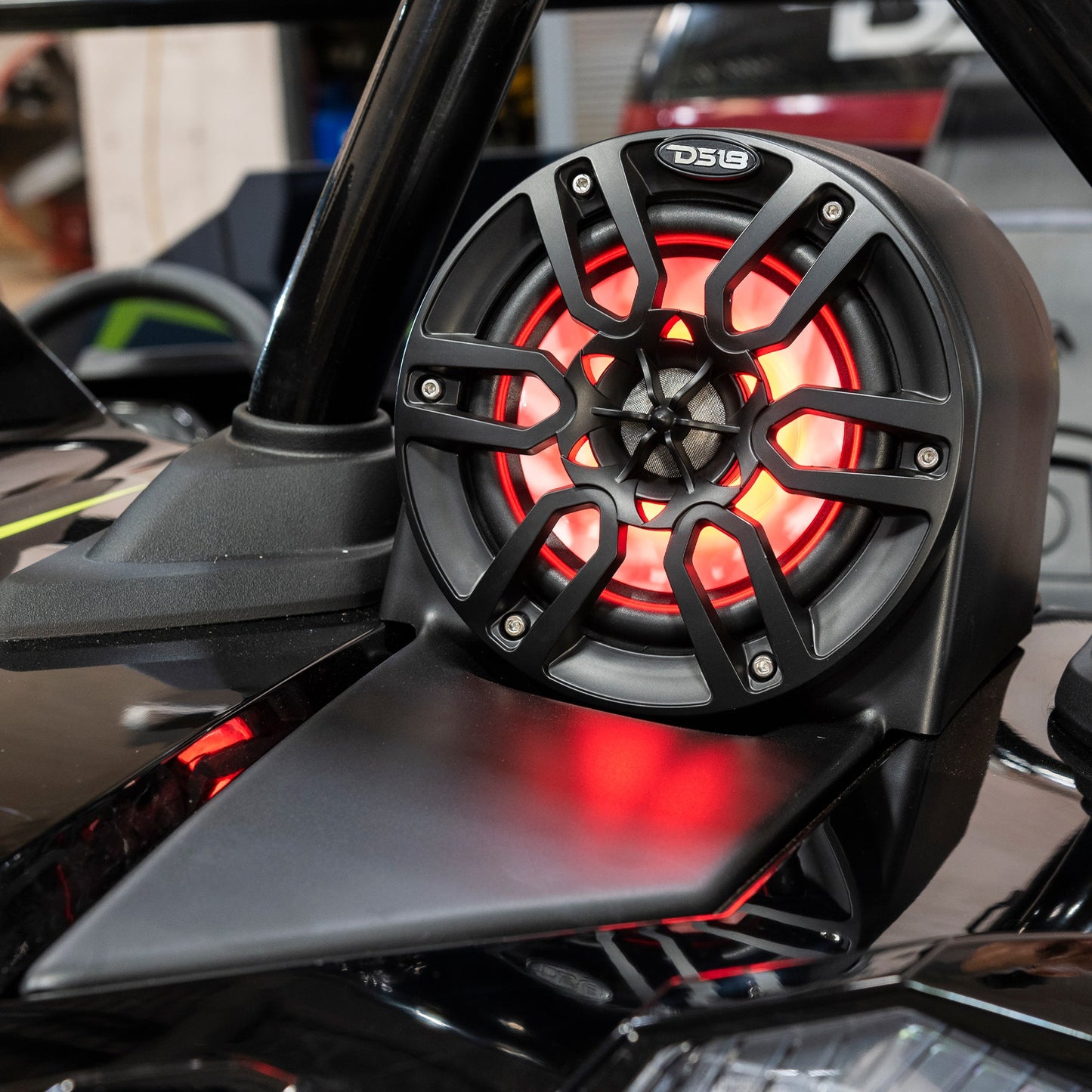 Polaris Slingshot Headrest Speaker Pods 4x 6.5" Empty Enclosures | 2015 - Current
