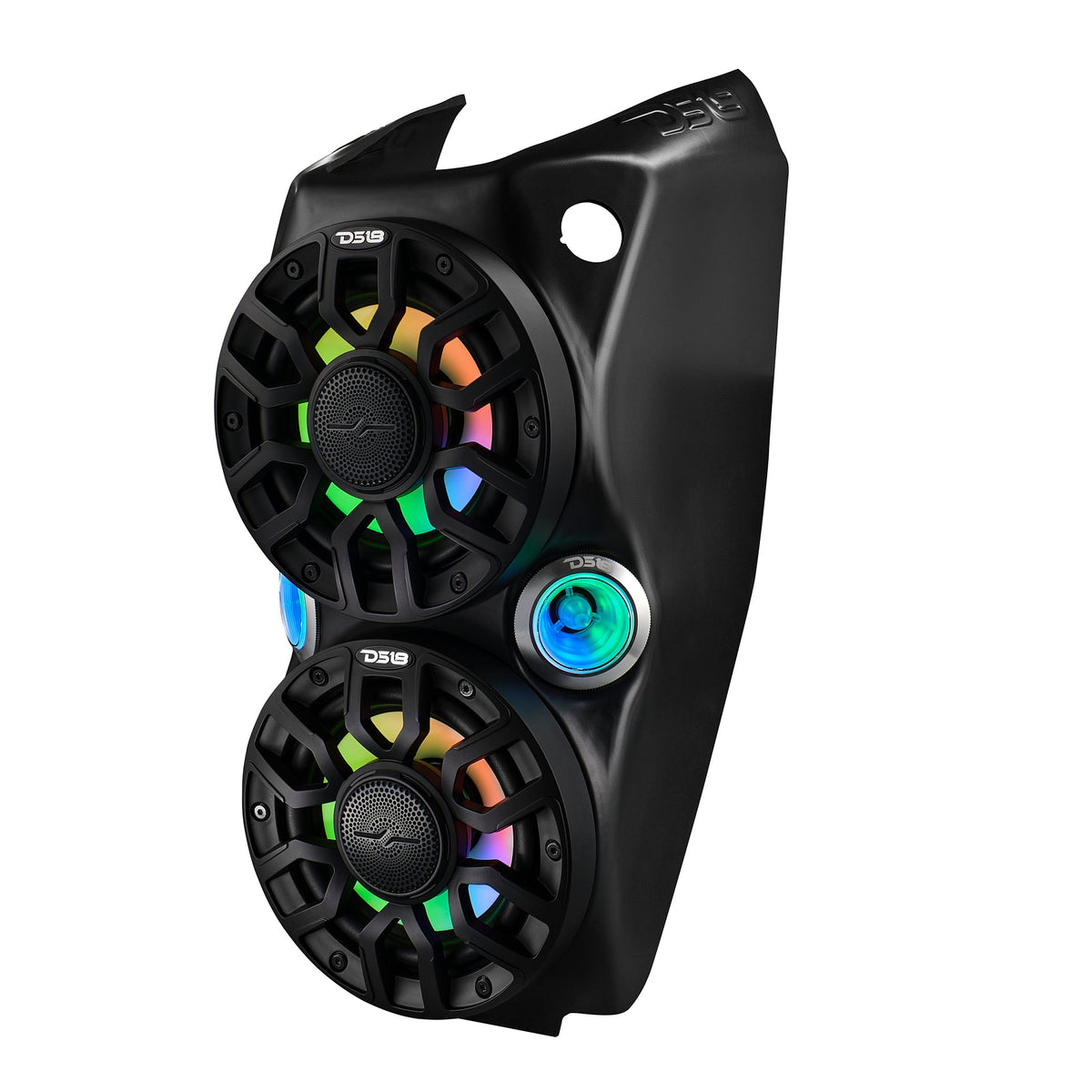 Polaris Slingshot Waterfall Center Console Loaded | 2 x NXL-IQ6/BK & 2 x PRO-TW7LD and Digital LED Lights | 2015 - Current