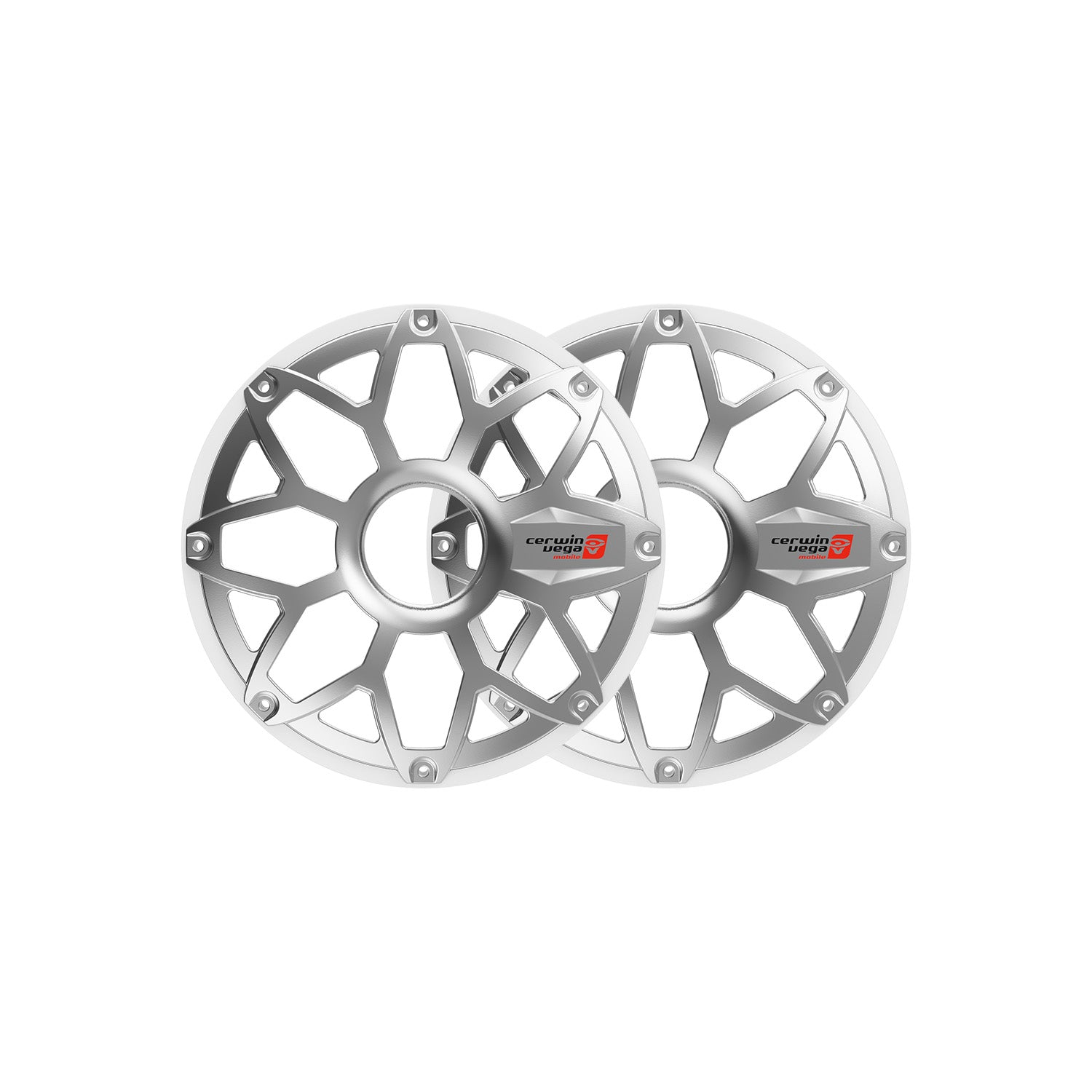 10" RPM Stroker Flush Mount Speaker Grill, (Pair) - SM10FGW