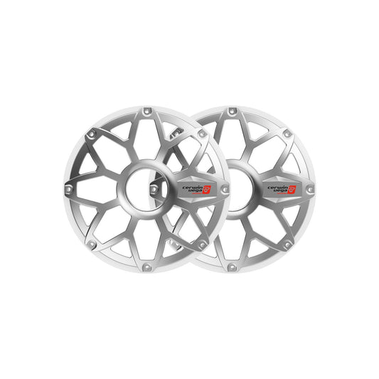 10" RPM Stroker Flush Mount Speaker Grill, (Pair) - SM10FGW