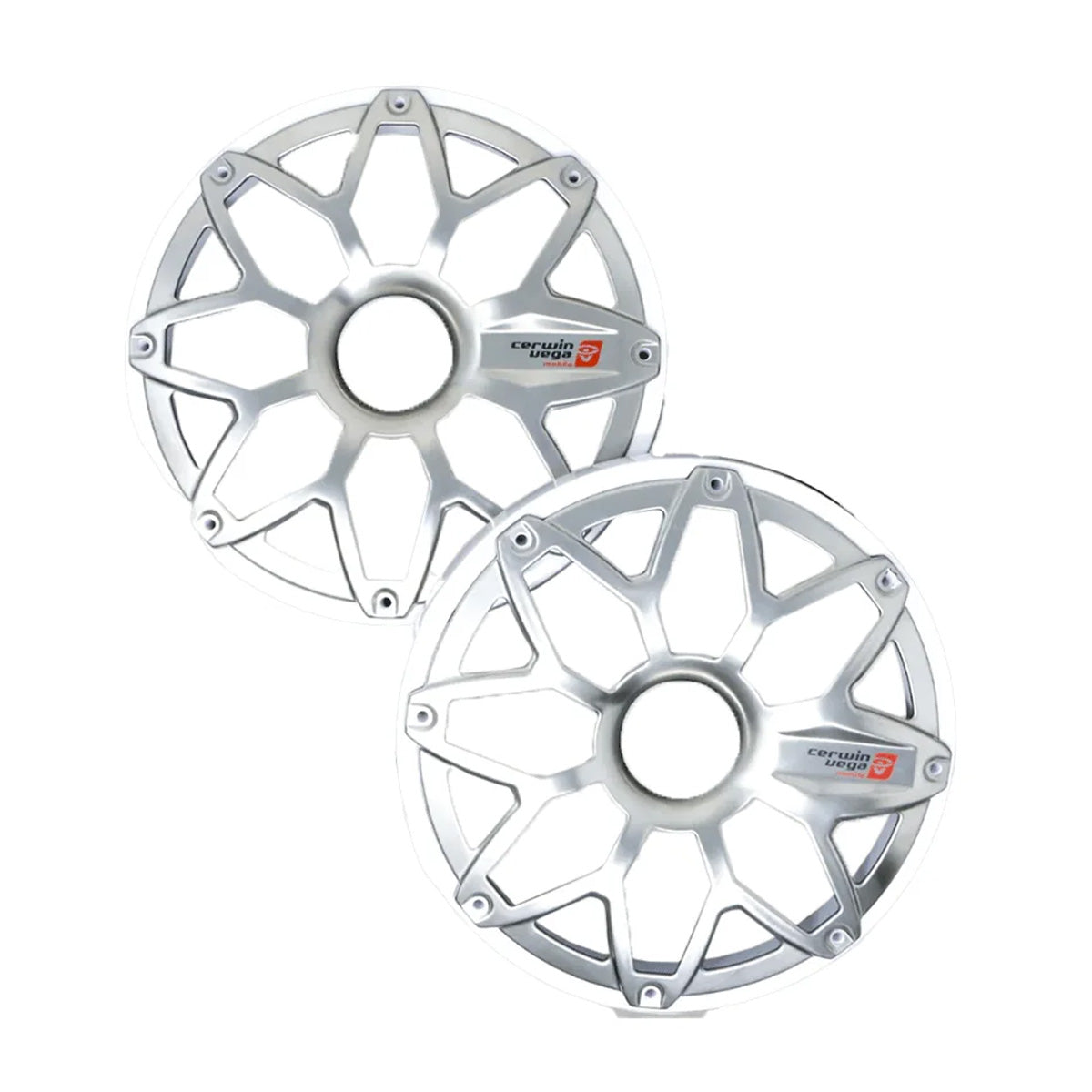 8” RPM Stroker Flush Mount Speaker Grill, (Pair) - SM8FGW