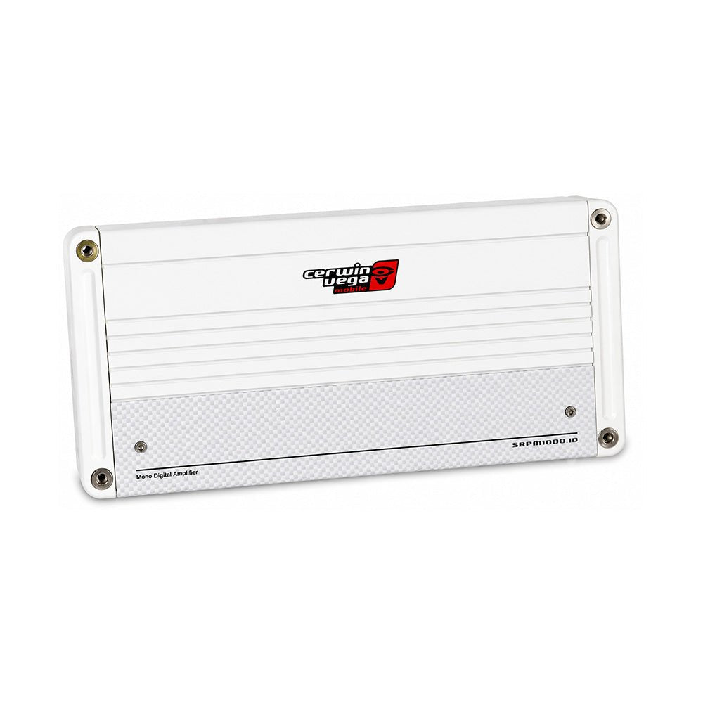 1-Channel SRPM Stroker Monoblock Class-D Amplifier (White) - SRPM1000.1DW
