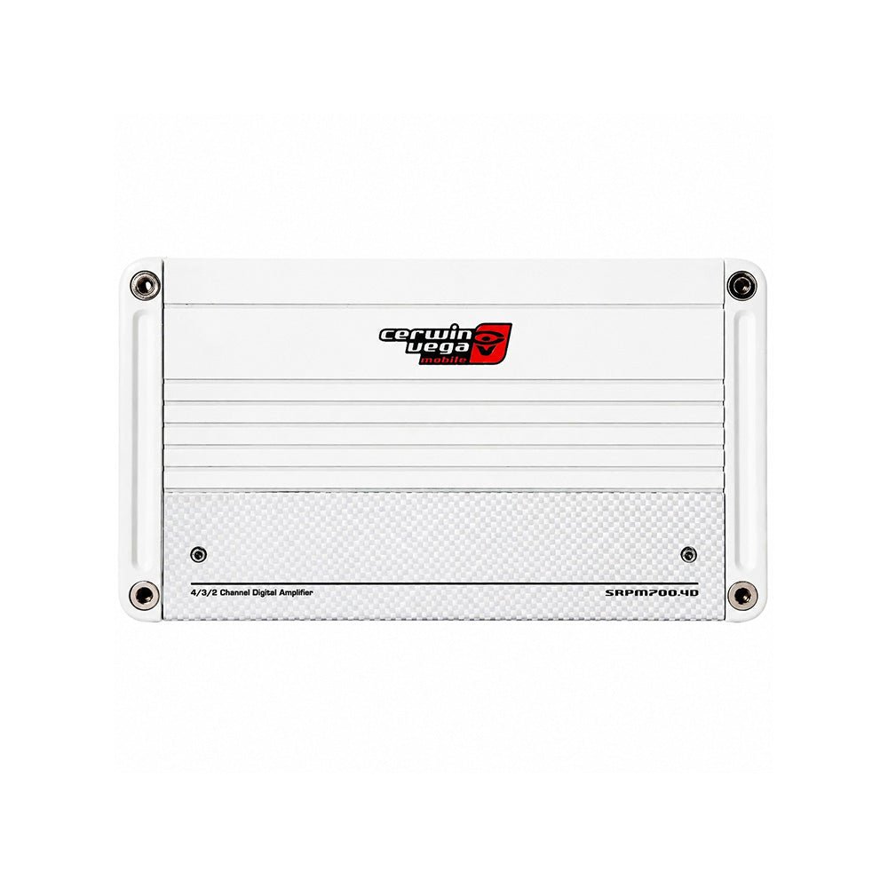4-Channel SRPM Stroker Full Range Class-D Amplifier (White) - SRPM700.4DW