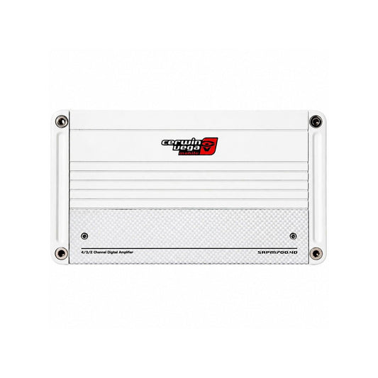 4-Channel SRPM Stroker Full Range Class-D Amplifier (White) - SRPM700.4DW
