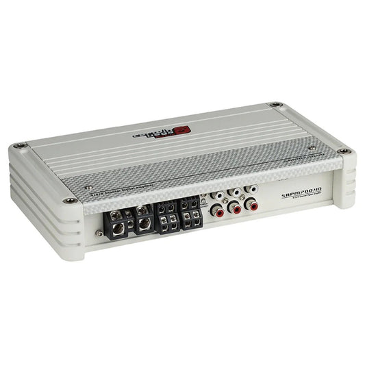 4-Channel SRPM Stroker Full Range Class-D Amplifier (White) - SRPM700.4DW