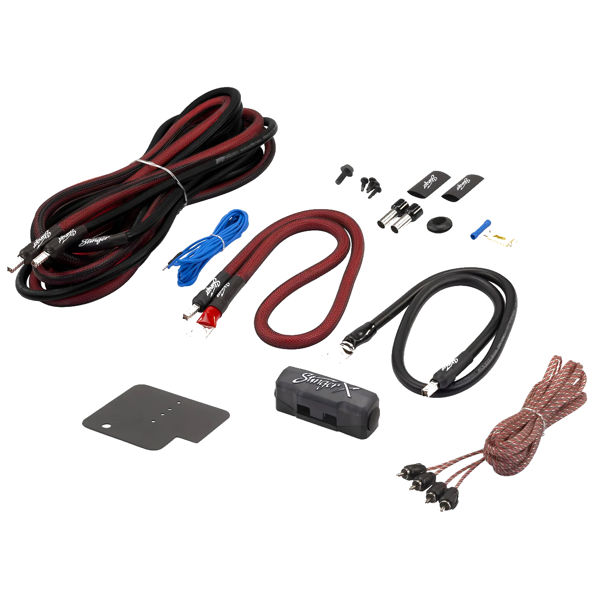 STXKJW4 Jeep Wrangler JK/JL (2007-22)/Gladiator JT (2020-23) 4GA Amp Wiring Kit