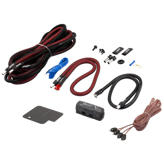 STXKJW4 Jeep Wrangler JK/JL (2007-22)/Gladiator JT (2020-23) 4GA Amp Wiring Kit