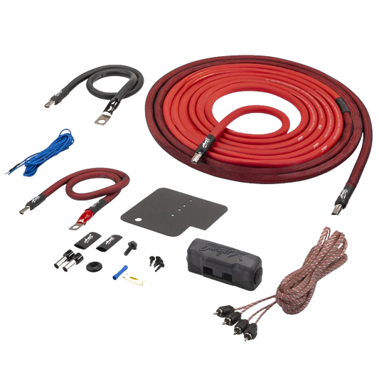 STXKJW8 Jeep Wrangler JK/JL (2007-25)/Gladiator JT (2020-25) 8GA Amp Wiring Kit