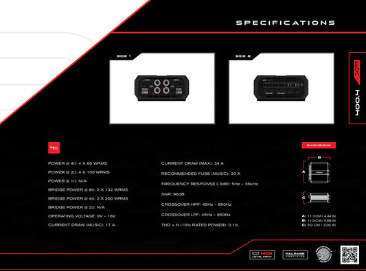 Soundigital 400.4 XP - 4Ω