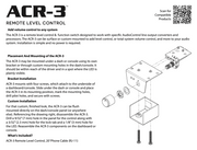 ACR-3 Dash Remote