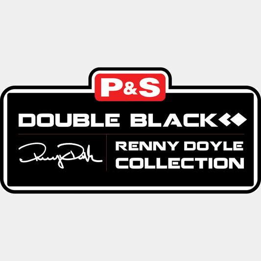 P & S Detail Products Double Black Giant Sticker AD12-DBLOGO