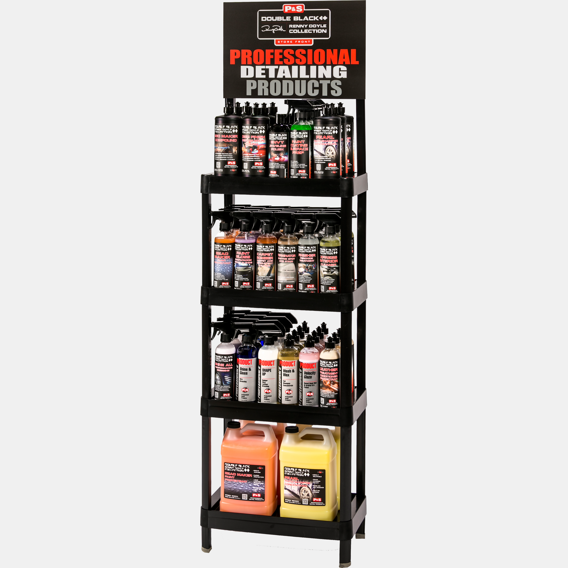 P & S Detail Products Display - 3 Shelf Product Display AD3