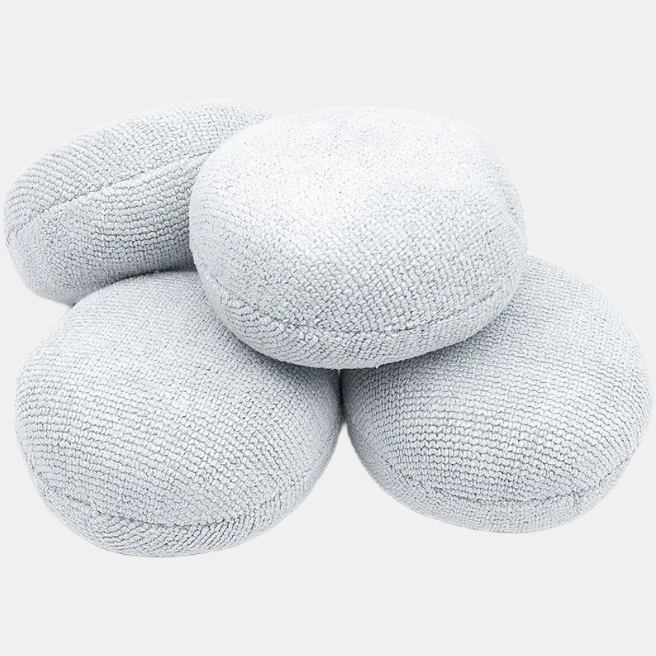 P & S Detail Products PEARL PUCK Applicator Sponge - ICE GREY (4-PACK) SC257