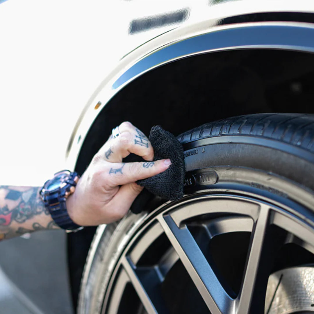 P & S Detail Products Terry Detailing Sponge - BLACK (6-PACK) - 3" x 5" SC265BLK