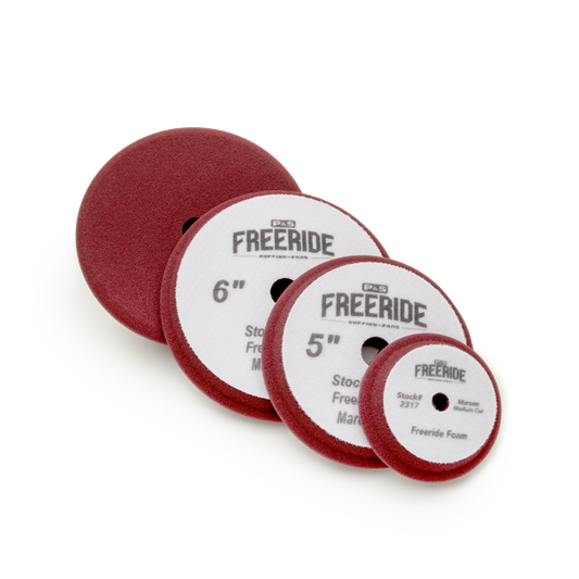P & S Detail Products DB Freeride Maroon Medium Cut Pad P2317