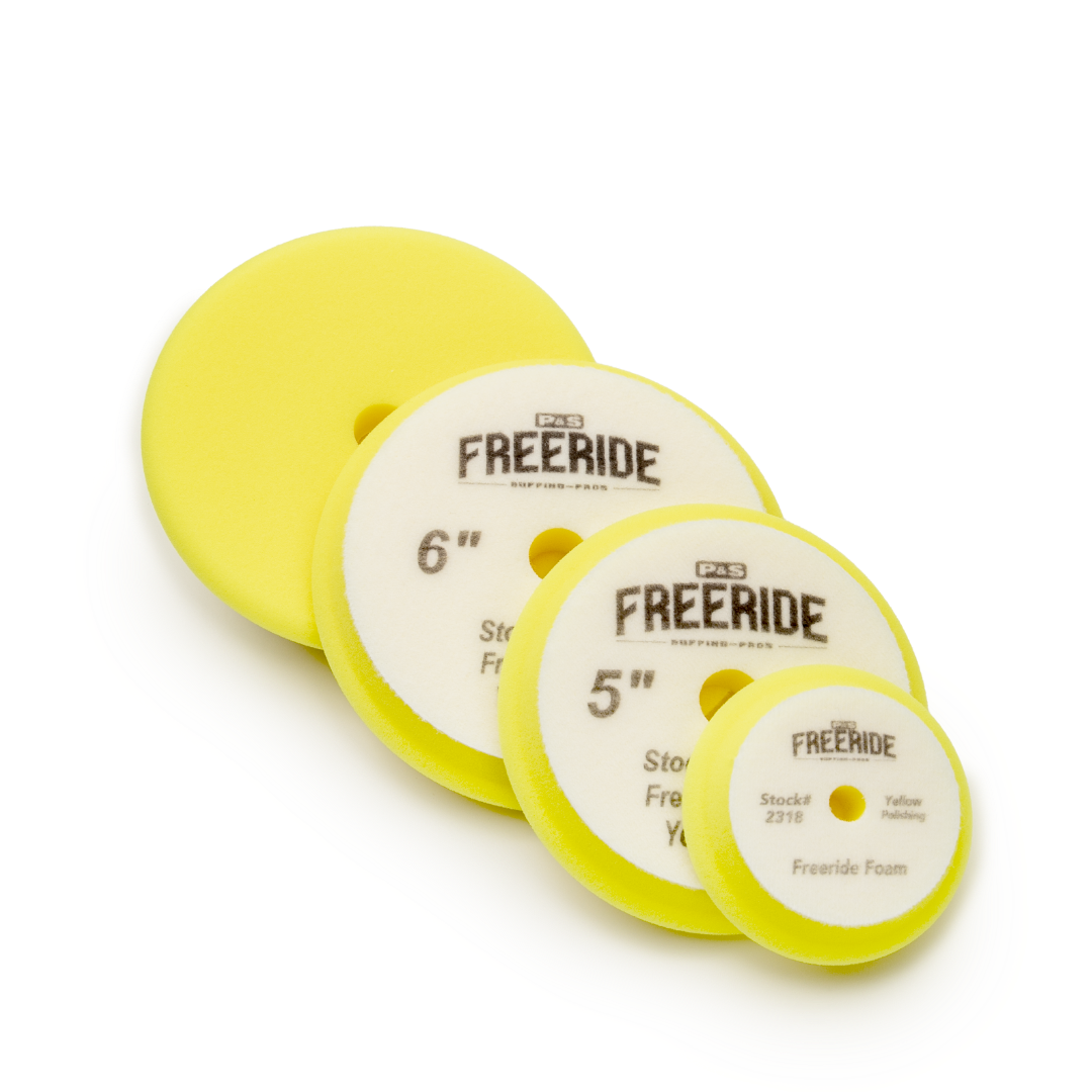P & S Detail Products DB Freeride Foam Yellow Polishing Pad P2318