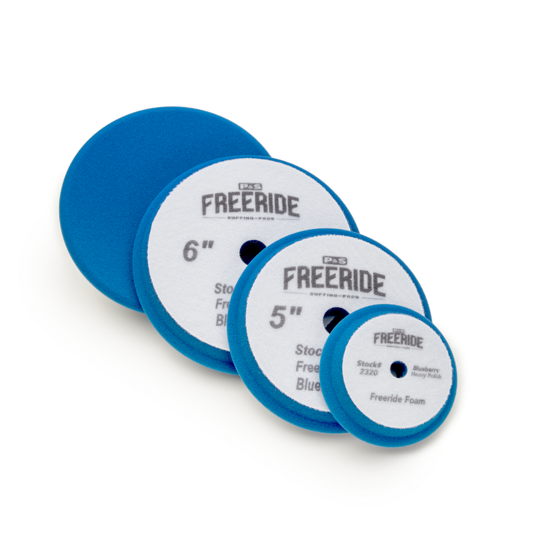 P & S Detail Products DB Freeride Foam Blue Heavy Polishing Pad P2320