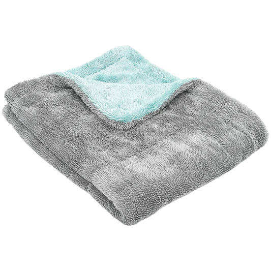P & S Detail Products LIQUID8R Drying Towel - AQUA BLUE / ICE GREY (20"x 24") S1136
