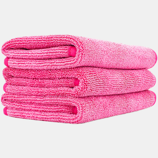 P & S Detail Products Dream Maker - Premium MF Towel 3 Pack - Pink (550 GSM) S1130