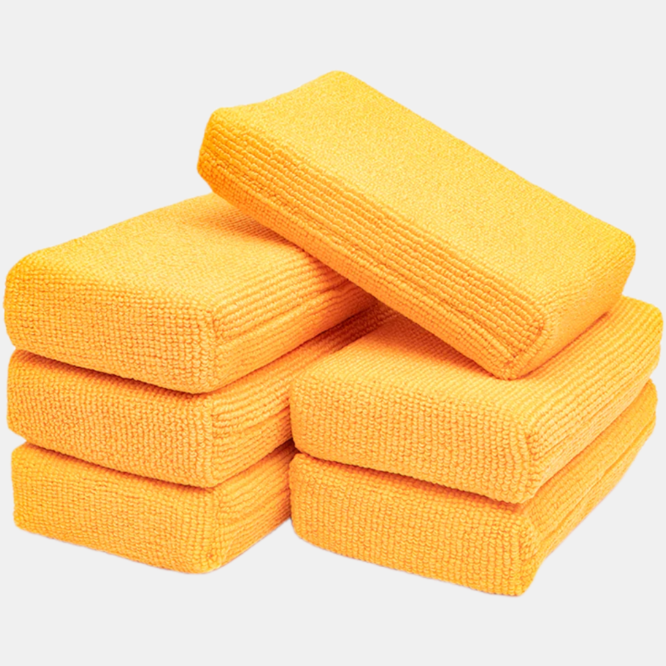 P & S Detail Products Pearl Weave Detailing Sponge - ORANGE (6-PACK) - 3" x 5" SC265ORNG