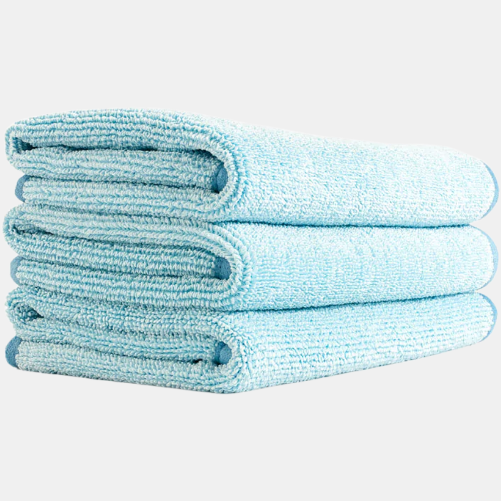P & S Detail Products Window Extreme - Premium MF Towel - 16"x16" - Blue 3 Pack (550 GSM) S1134