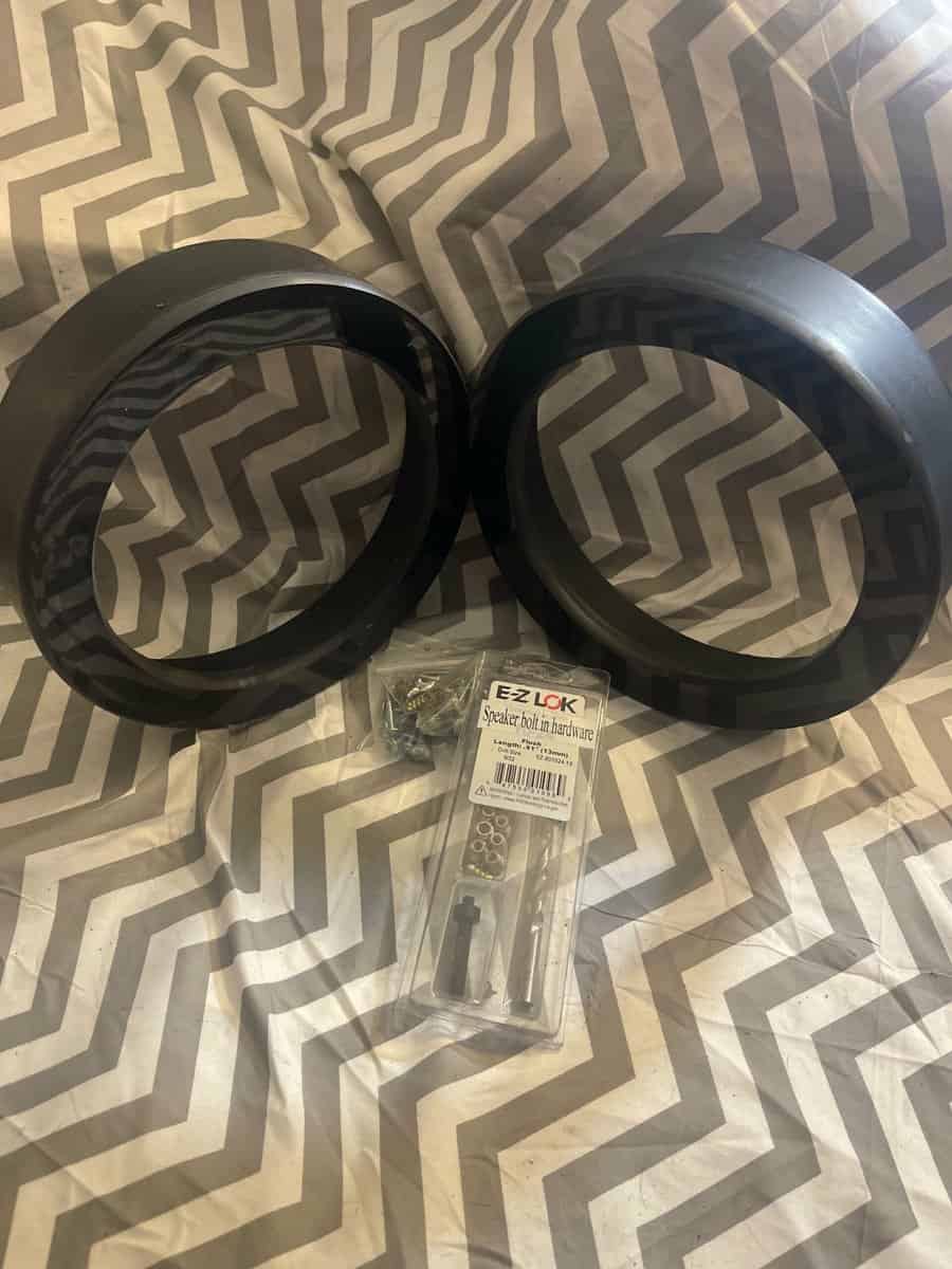 Universal 8 or 6.5″ speaker adapters ( Sold As Singles)