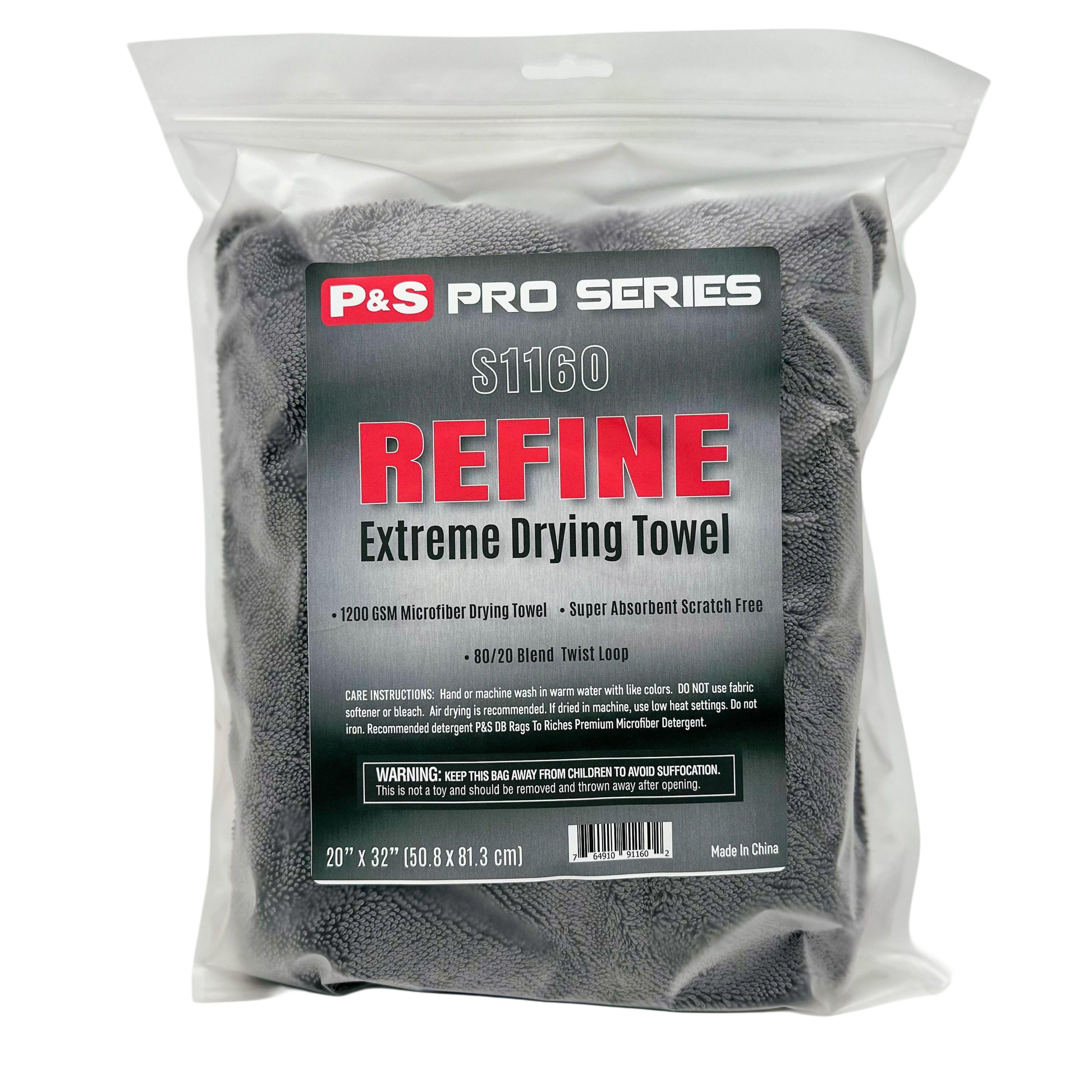 P & S Detail Products Refine Extreme Drying Towel S1160