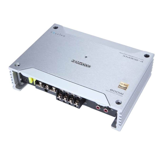 Kenwood Excelon Marine amplifier 75Wx4 RMS @2ohms XM302-4