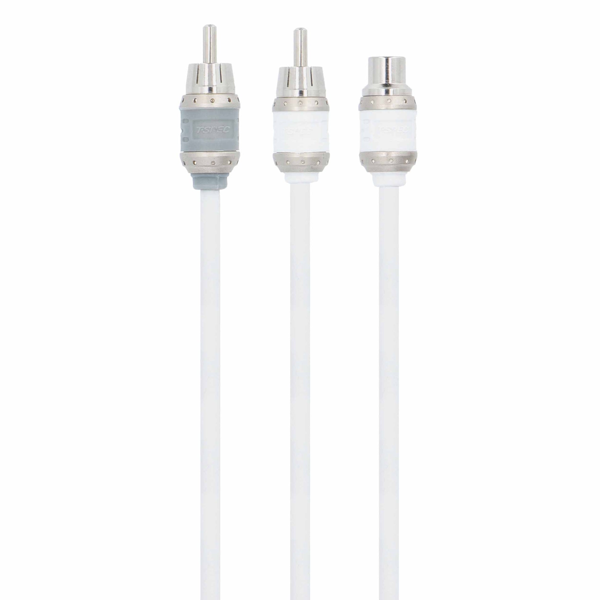 V10 RCA Y Cable | 2 Male to 1 Female | 6 in.