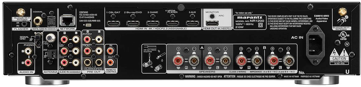 Marantz® Black NR1200 2Ch Slim Stereo Receiver