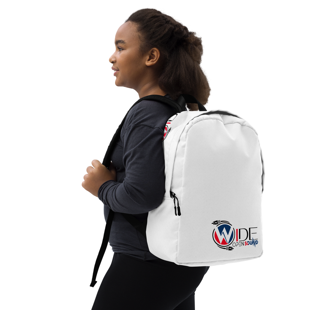 Minimalist Backpack "Crimson Depths Collection"