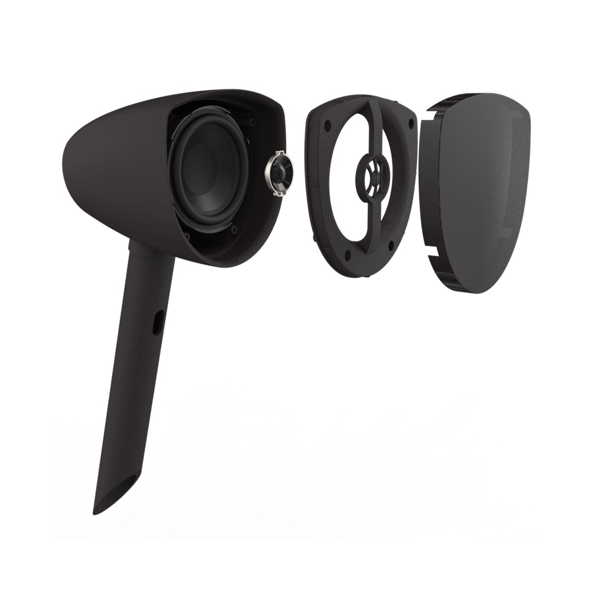 AS41 2x 4.5in 2-Way Satellite Speaker Only w- Ground Spike