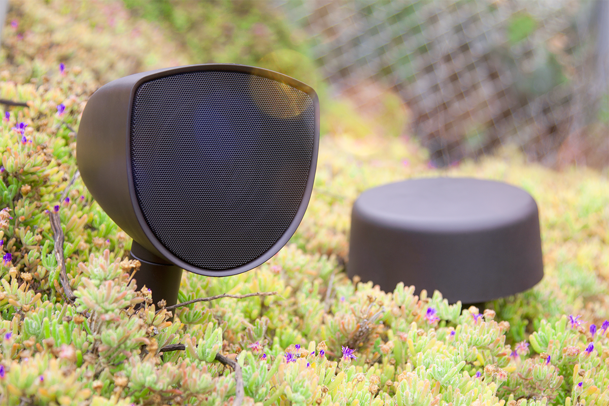AS41 2x 4.5in 2-Way Satellite Speaker Only w- Ground Spike