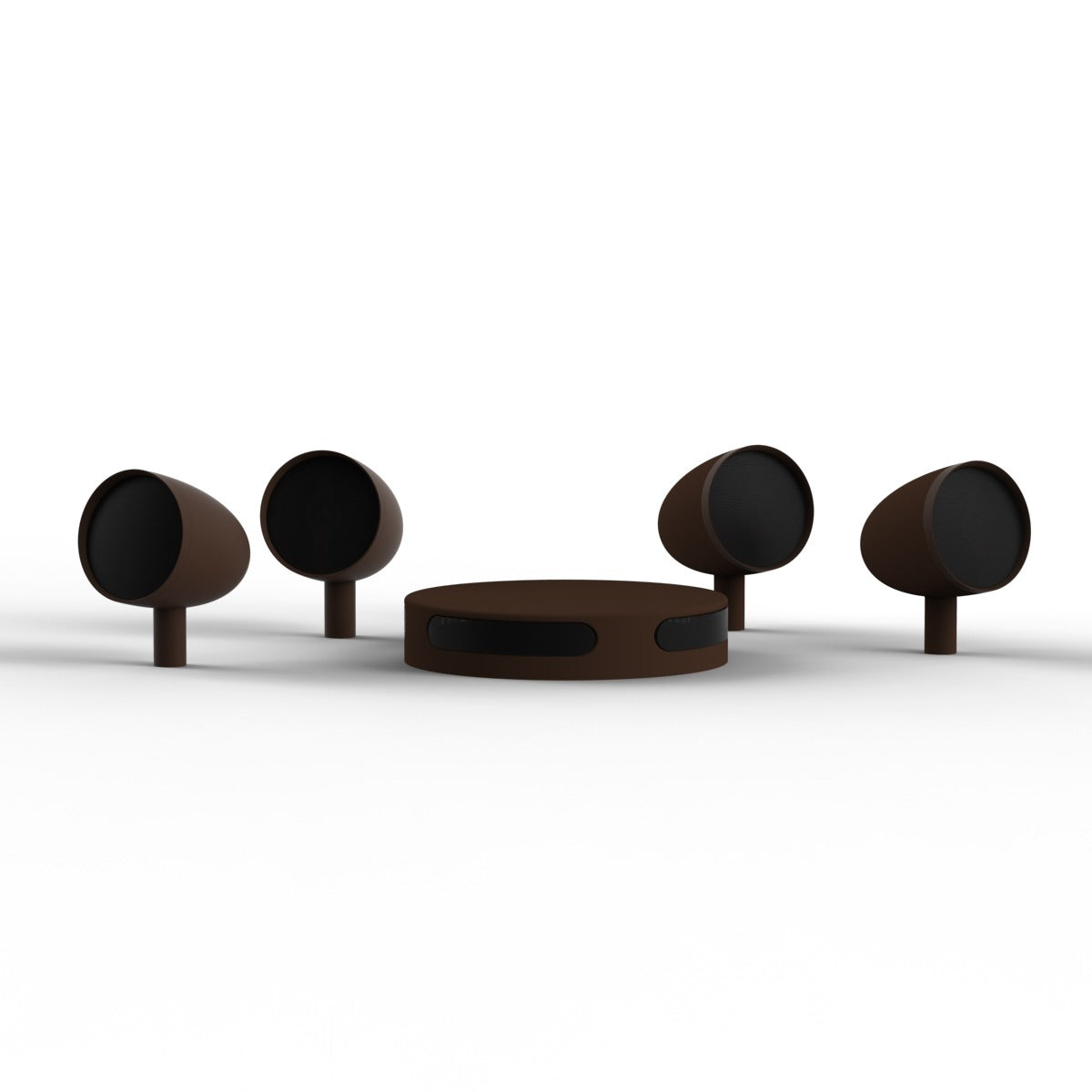 Acoustic Landscape Kit 8x5.25in Satellite 10in sub & DSP Amp