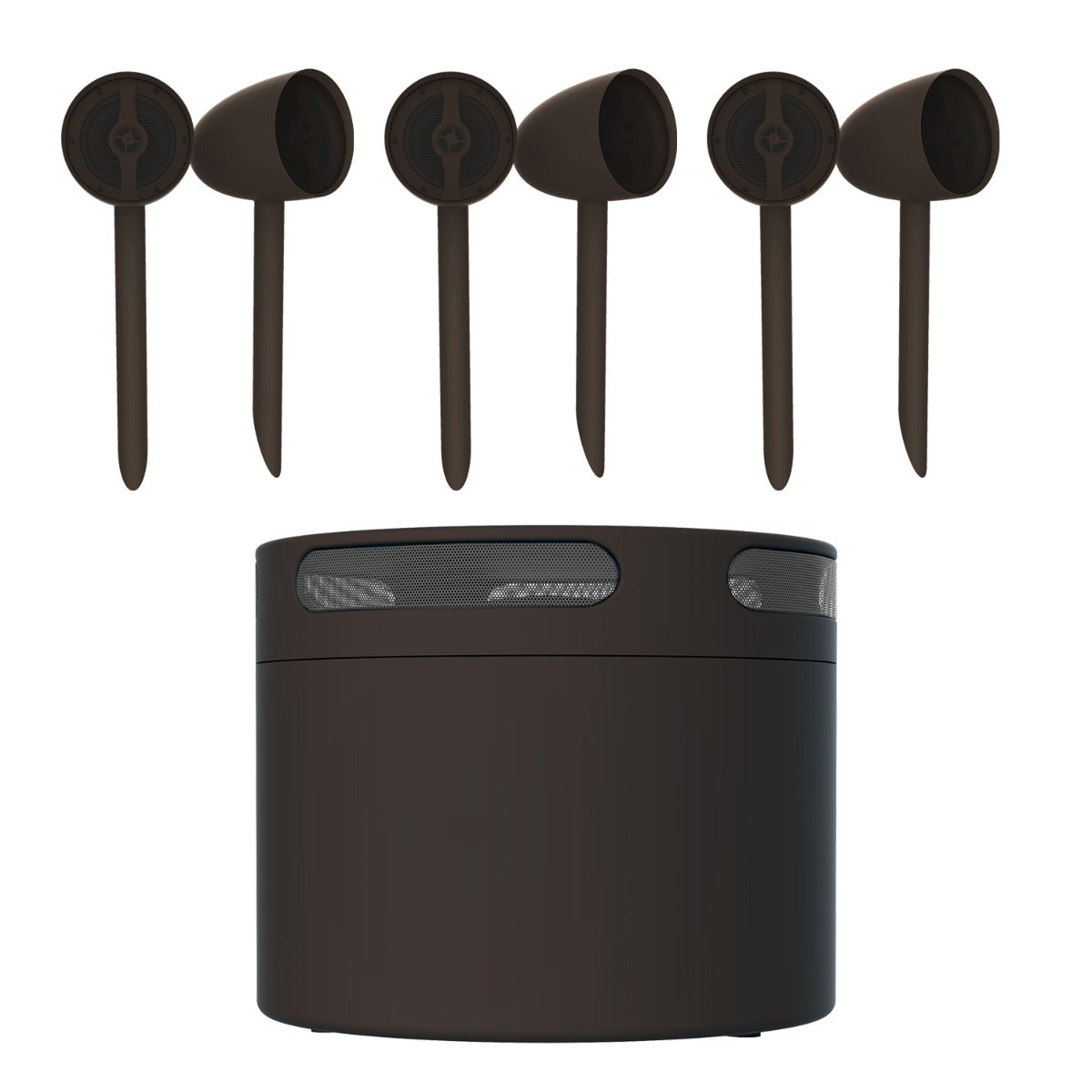 Acoustic Landscape Kit 6x5.25in Satellites /spikes, 10in sub