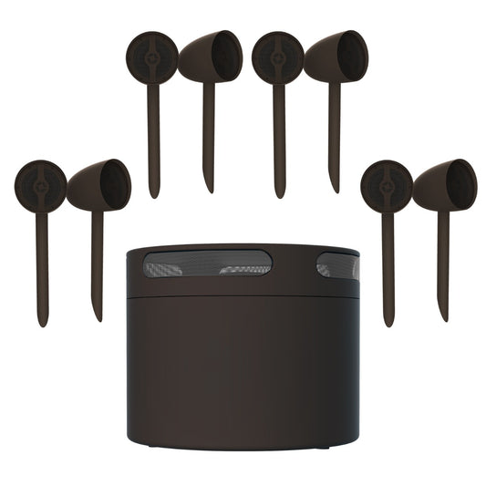 Acoustic Landscape Kit 8x5.25in Satellites /spikes, 10in sub