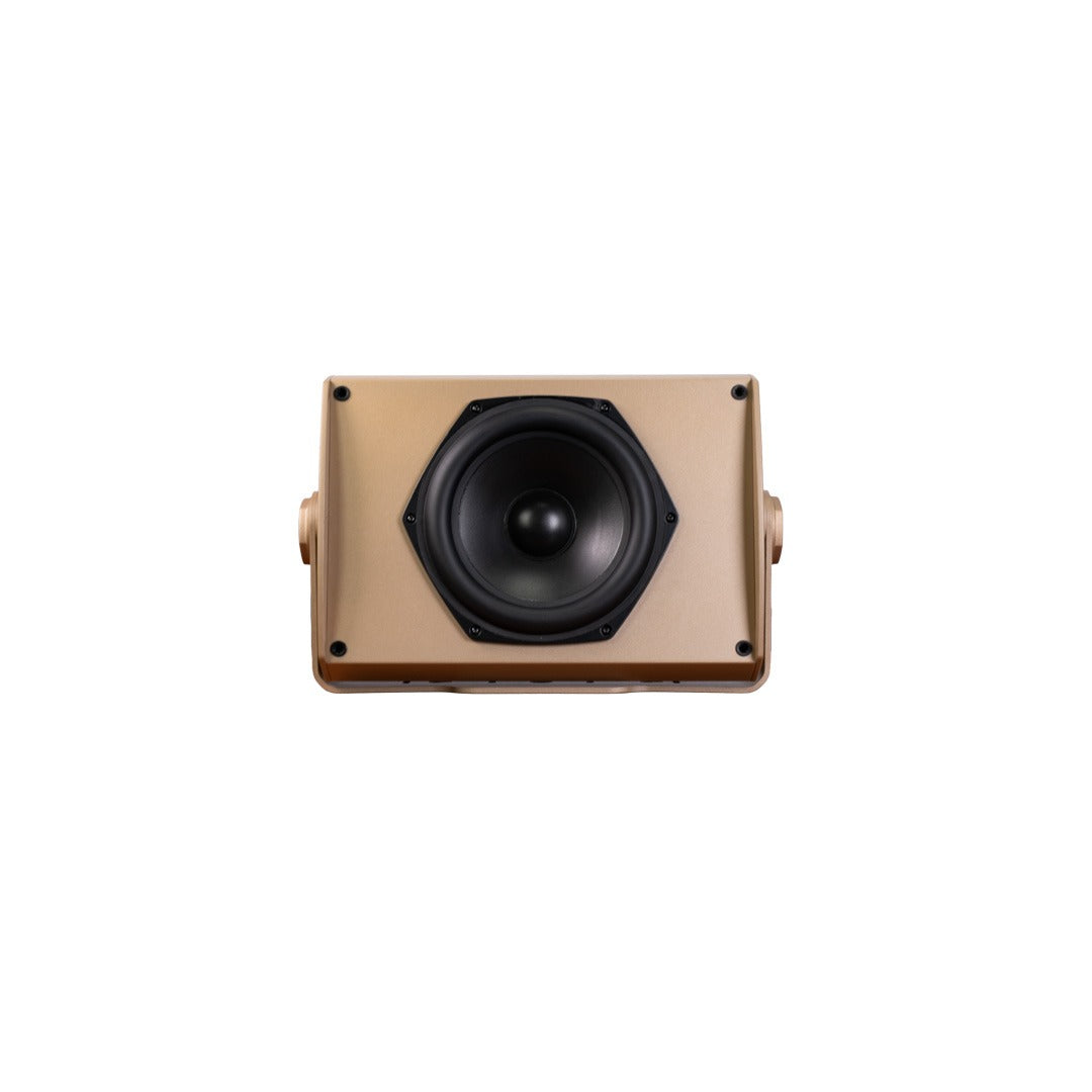 Hexagonal Surface mount Subwoofer 8in driver, Champagne