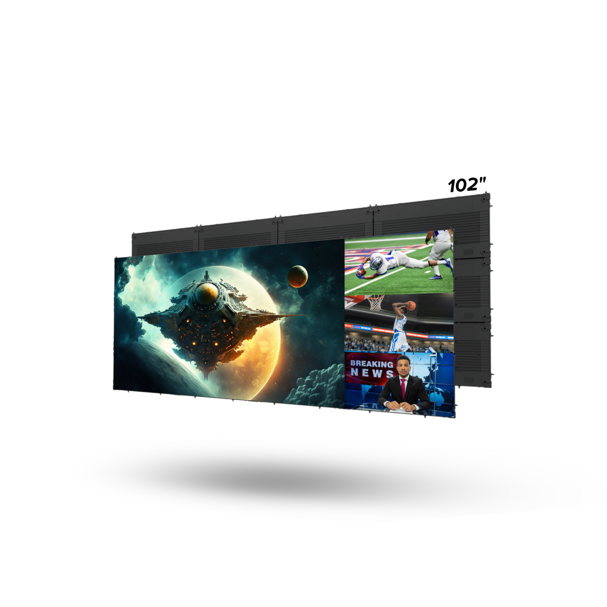 102in MicroLED TV I-ser. 1.25 Px Pitch 21:9 Ext. Proc.