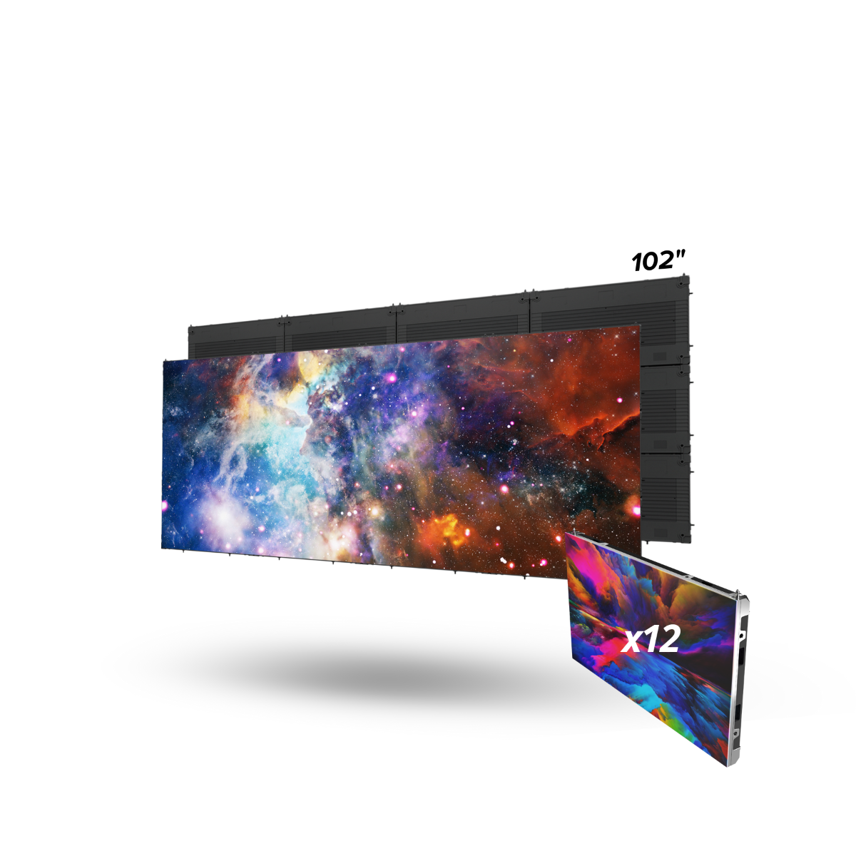 102in MicroLED TV I-ser. 1.25 Px Pitch 21:9 Ext. Proc.