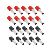Ferrules Refill Pack | 10GA | Red/Black | 20 Piece