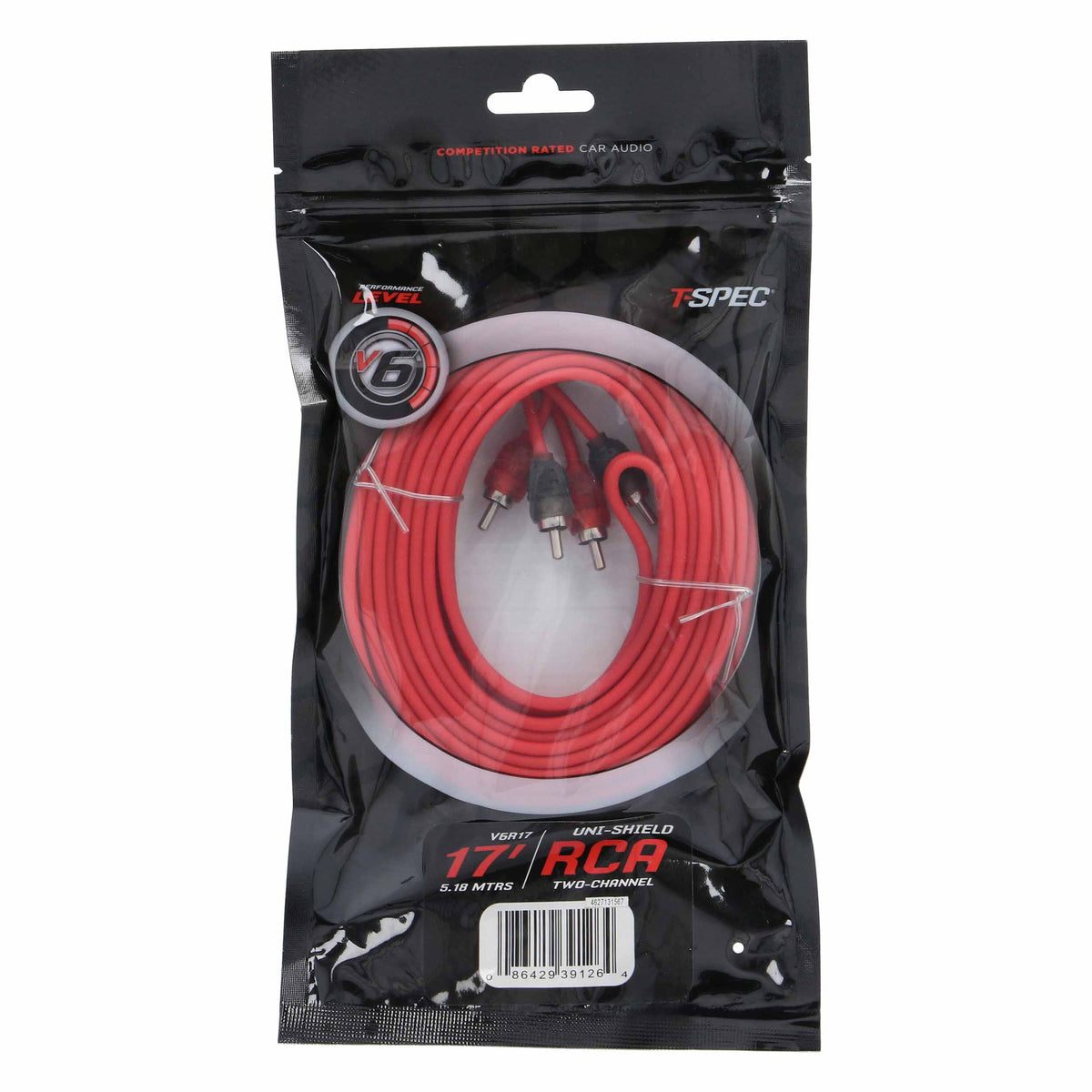 V6 2-Channel RCA Cable | 17 ft.