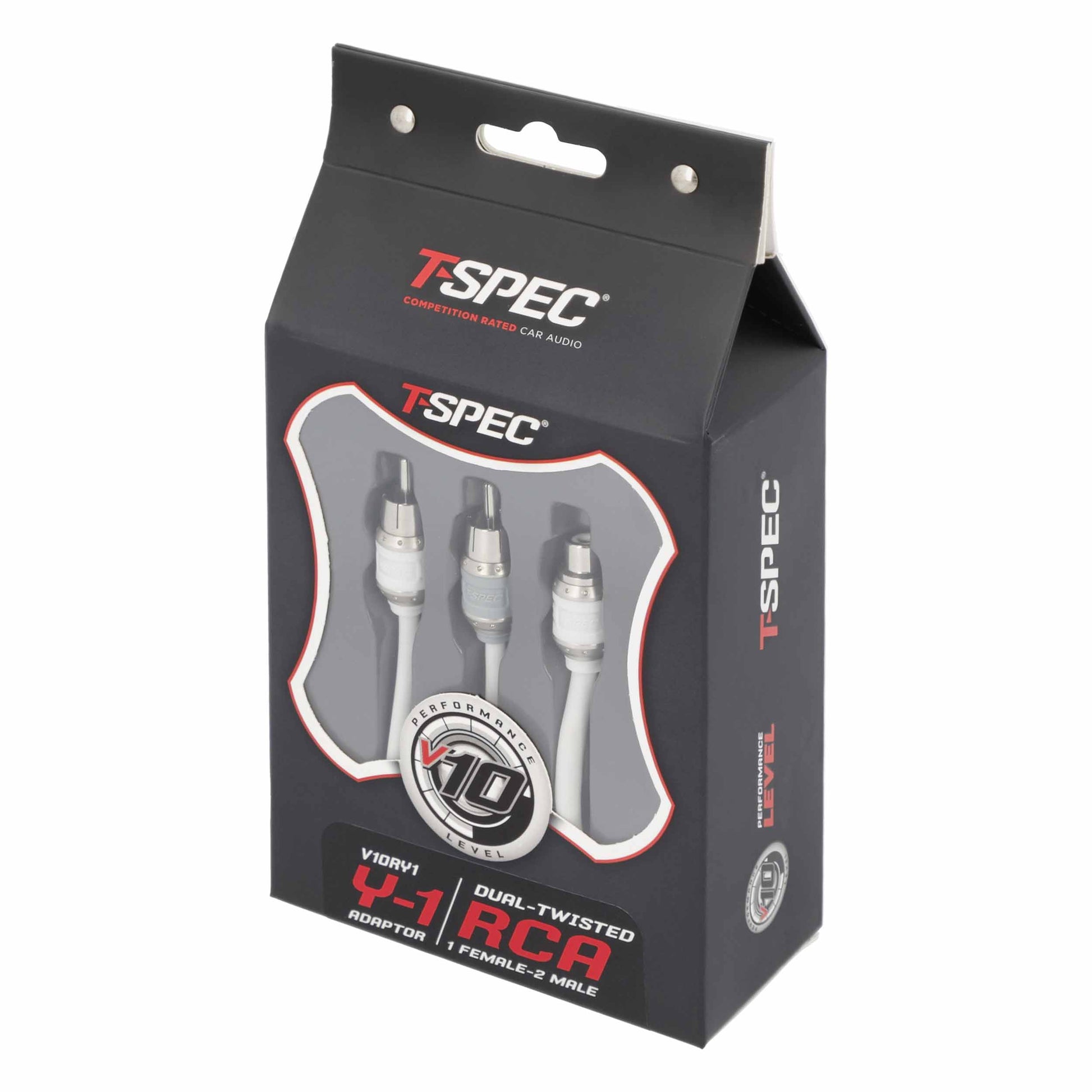 V10 RCA Y Cable | 2 Male to 1 Female | 6 in.