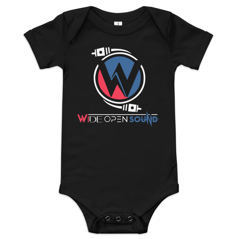 Baby short sleeve one piece "Crimson Depths Collection"