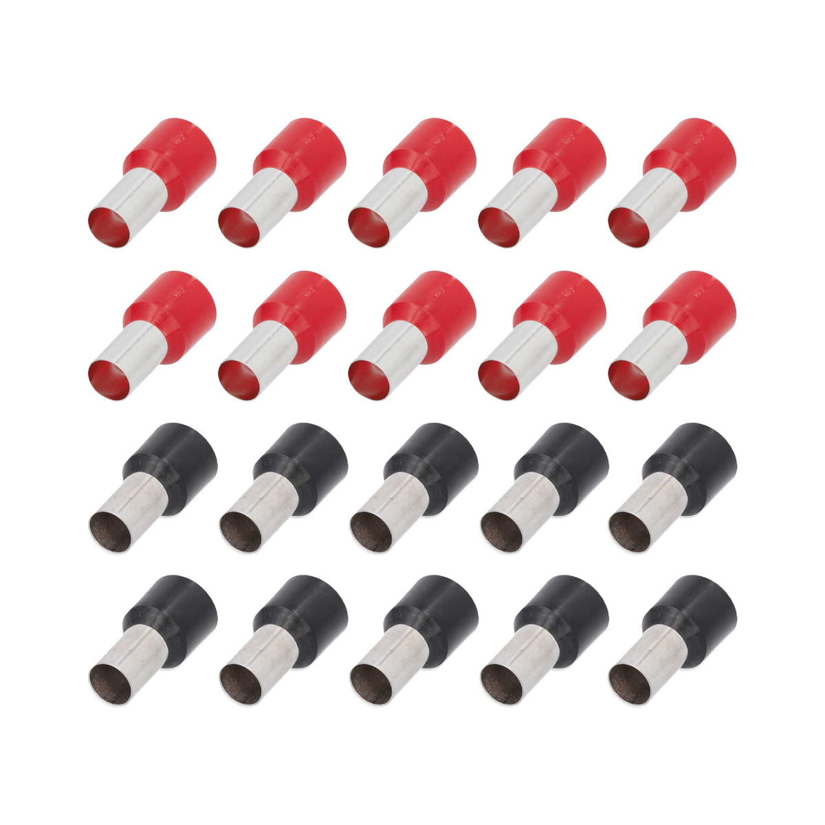 Ferrules Refill Pack | 4GA | Red/Black | 20 Piece