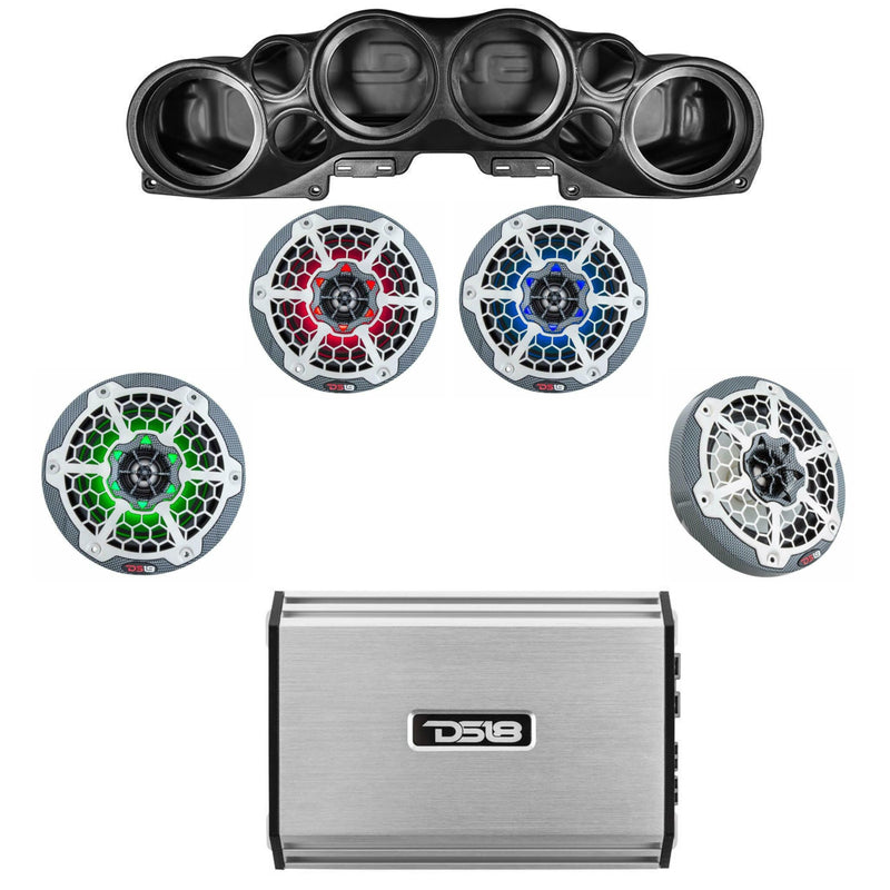 DS18 UTV Audio Pod DS-JL-SBARCOMBO-BK-CF